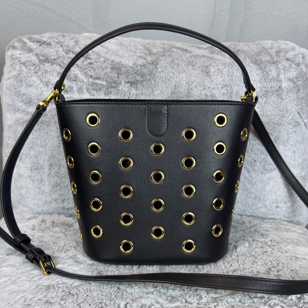 Veronica Beard Small Grommet Convertible Satchel - Picture 8 of 16